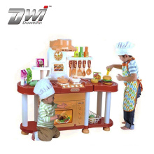 Interesting Kindergarten Music Pretend Toy Kitchen Sets with Safety Material